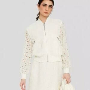 Jason Wu Lace Bomber Jacket